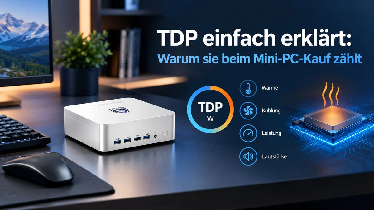 TDP einfach erklärt: Warum sie beim Mini-PC-Kauf zählt