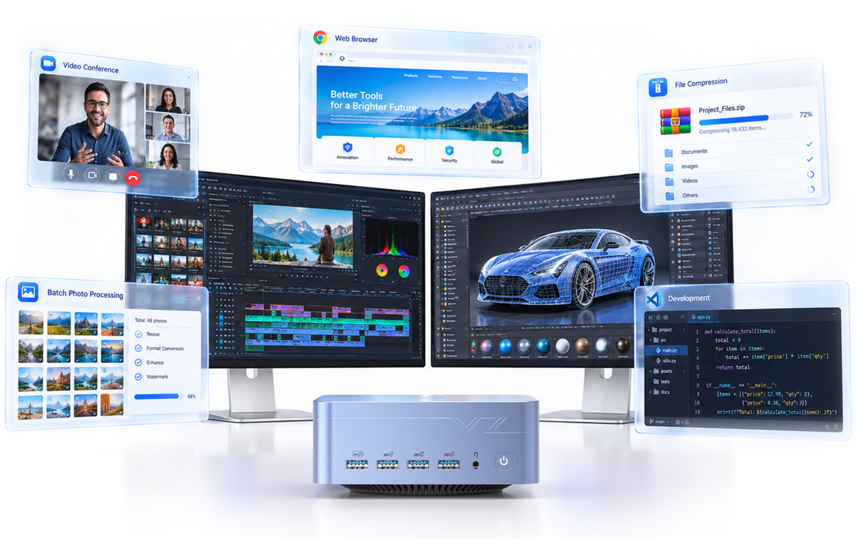 Multitasking-Leistung des iX5 Max