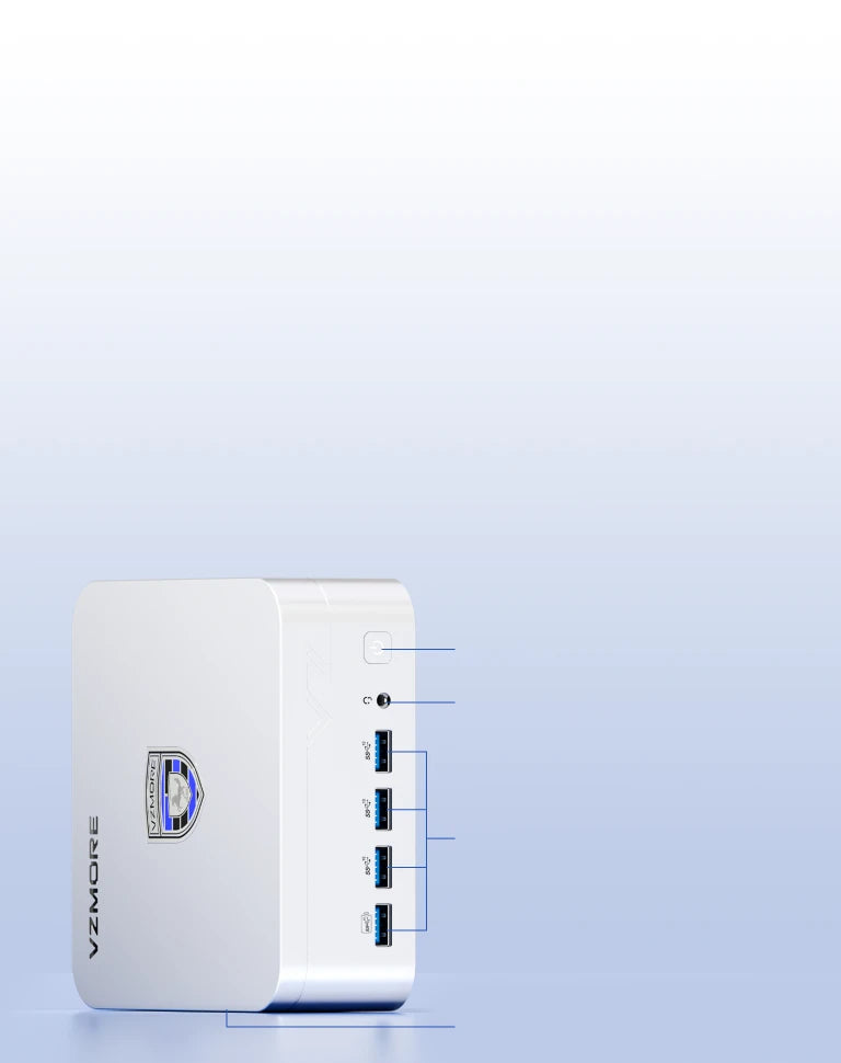VZMORE AX7 MAX Mini PC Bild der Benutzeroberfläche