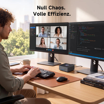 Anwendungsbilder des VZMORE iX7 Mini-PCs