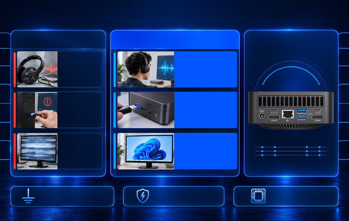 Grounding and anti-static shielding detail